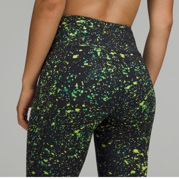 Lululemon Base Pace Crop Leggings 23” Sparks Fly - Picture 3 of 9